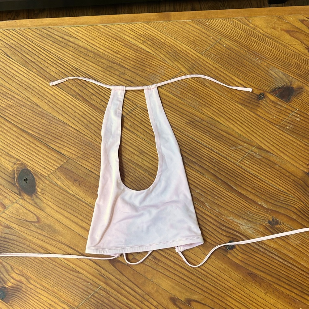 Adika light pink cropped tank